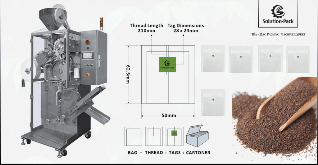 ATB-S150 Premium High Speed Teabag Packing Machine Solution
