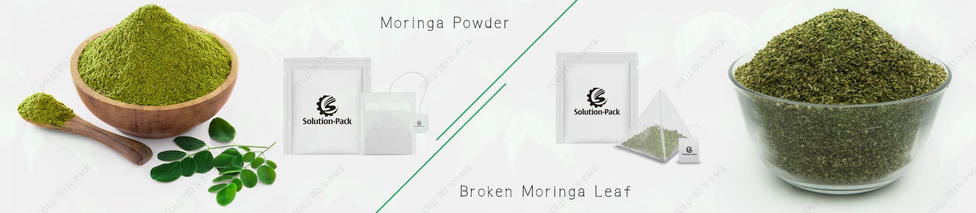 Solution-Pack | Moringa Teabag Packing Machine | Moringa Filter Teabag Packing Machine | Moringa Pyramid Teabag Packing Machine