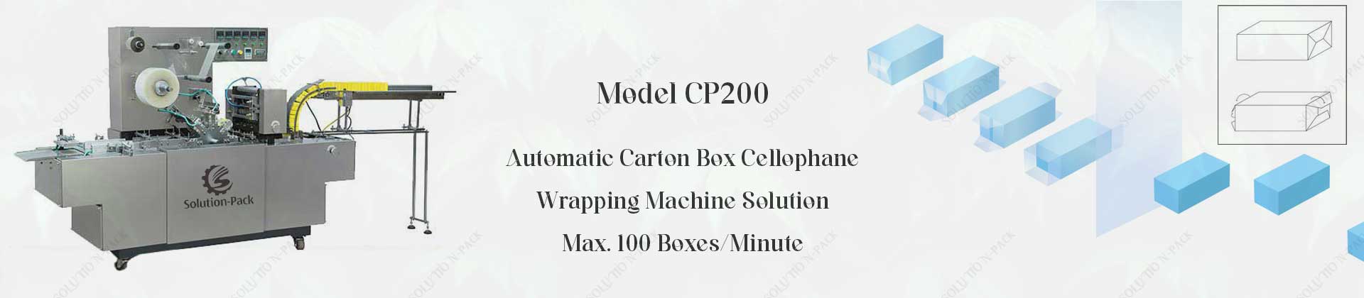 Cellophane Over-Wrapping Machine | Box Wrapping Machine | Cellophane Wrapping Machine | Solution-Pack