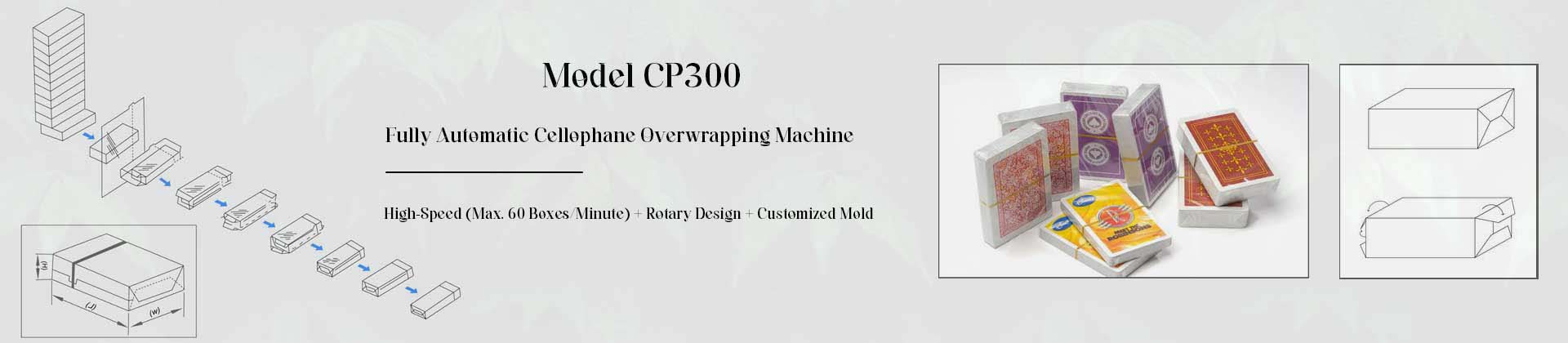 CP300 Automatic Cellophane Overwrapping Machine Unit | Box Wrapping Machine