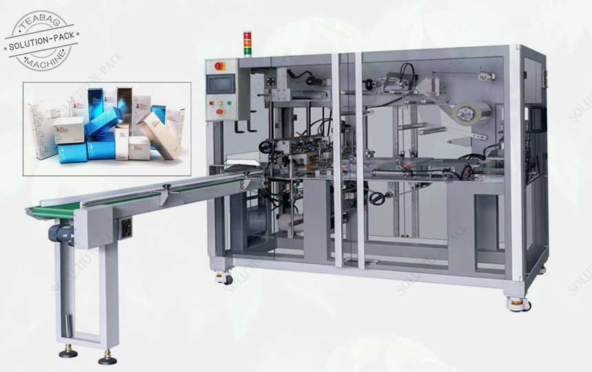 CP480 Automatic Cellophane Wrapping Machine Solution Main Machine View | Tea Box Cellophane Over-Wrapping Machine