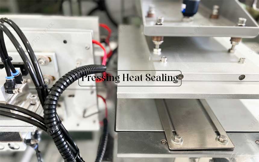 CP480 Automatic Cellophane Wrapping Machine Solution Pressing Heat Sealing Process