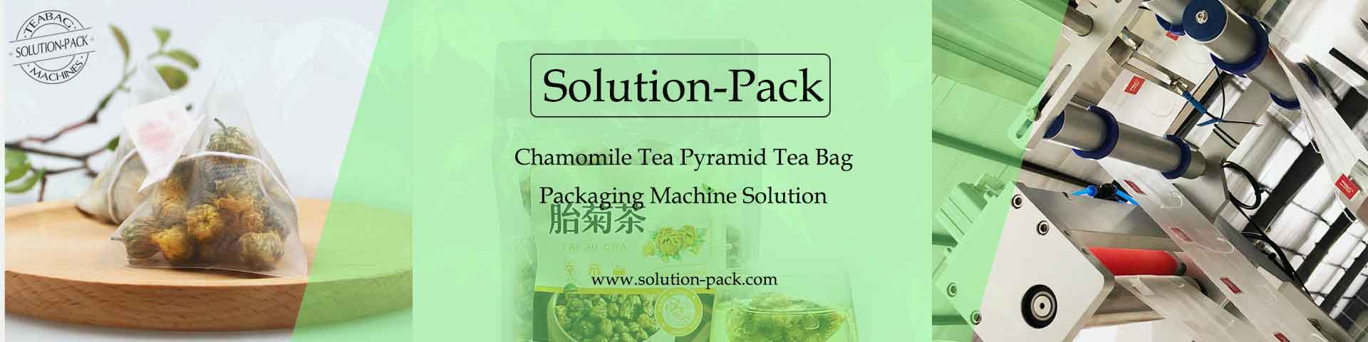 Chamomile Tea Packing Machine | Pyramid Teabag Packing Machine | Solution-Pack