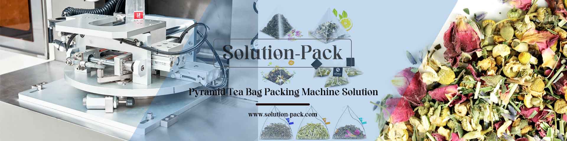 Jasmine Green Tea Packing Machine | Pyramid Teabag | Rectangular Teabag | PLA Teabag | Solution-Pack