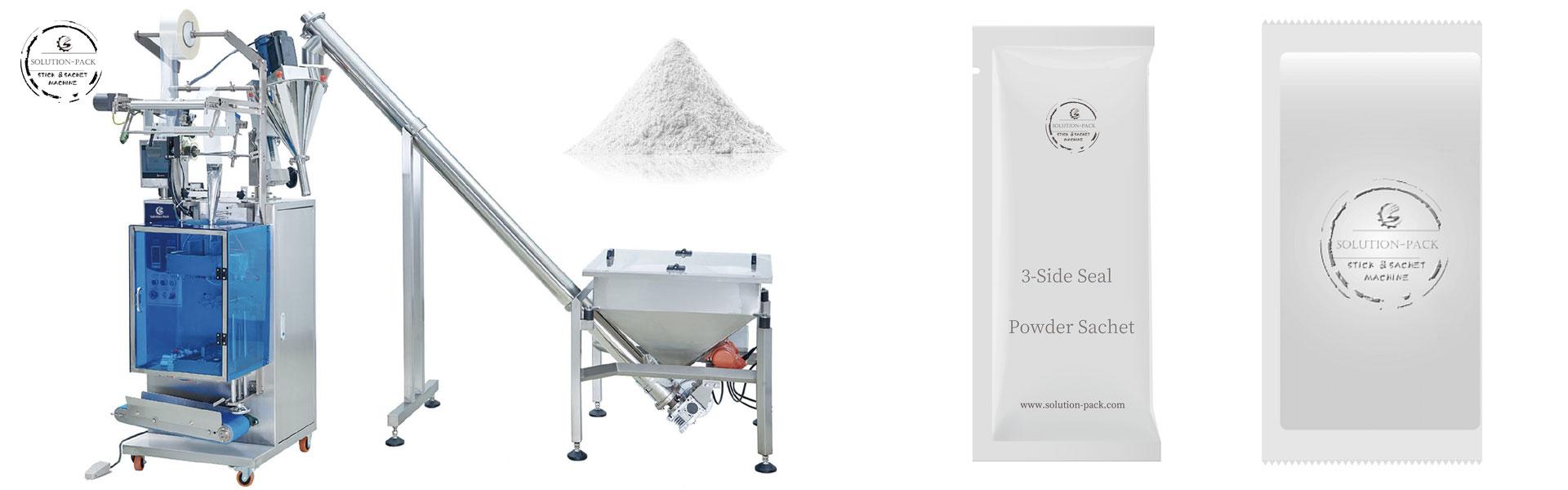 Solution-Pack | 3-Side Seal Powder Sachet Packing Machine | Powder Stick Sachet | Powder Sachet Packing Machine | Sachet Packing Machine