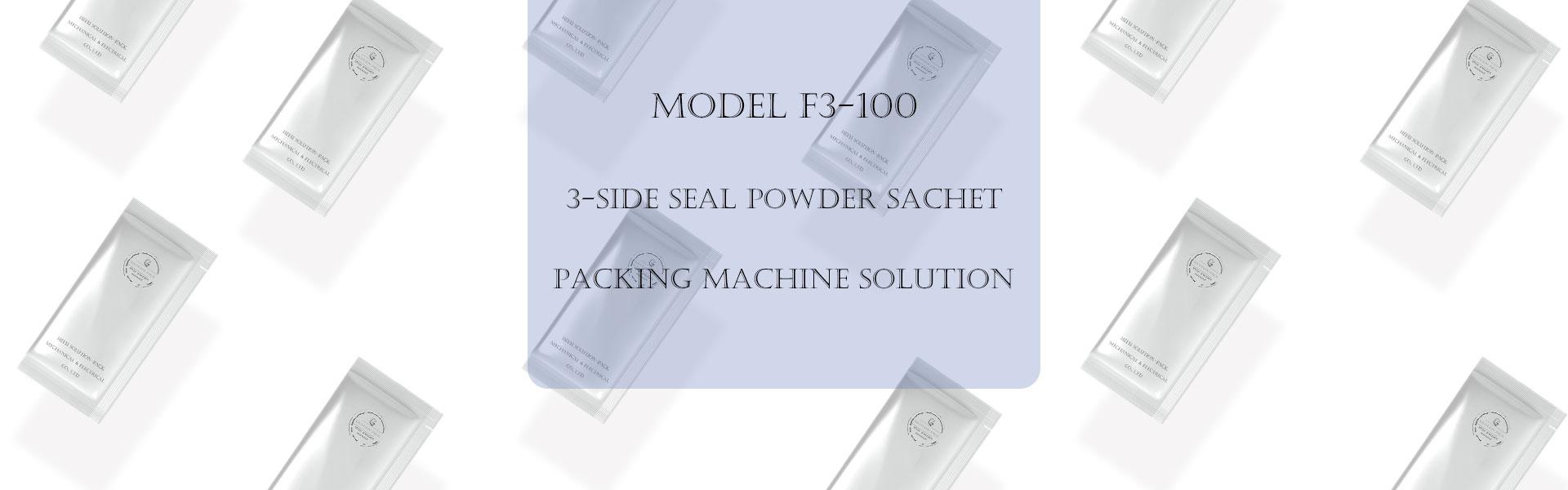 Solution-Pack | 3-Side Seal Powder Sachet Packing Machine | Powder Stick Sachet | Powder Sachet Packing Machine | Sachet Packing Machine