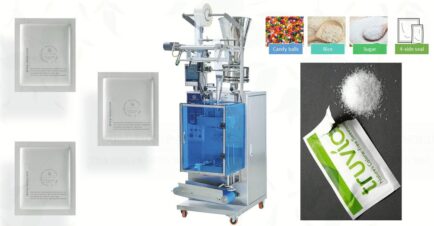Solution-Pack | Automatic 4-Side Seal Granule Sachet Packing Machine | Granule Sachet Packing Machine | Automatic Sachet Filling Machine | 4-Side Seal Sachet
