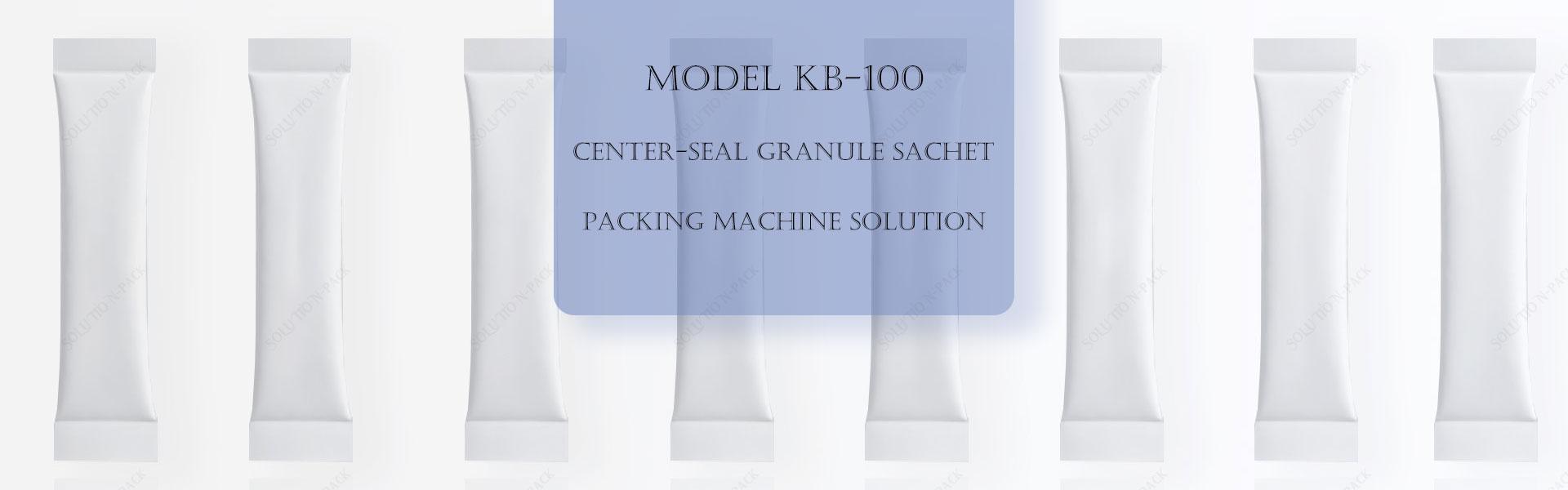 Solution-Pack | Center-Seal Granule Sachet Packing Machine | Sachet Packing Machine | Granule Back Seal Sachet | Automatic Sachet Packing Machine