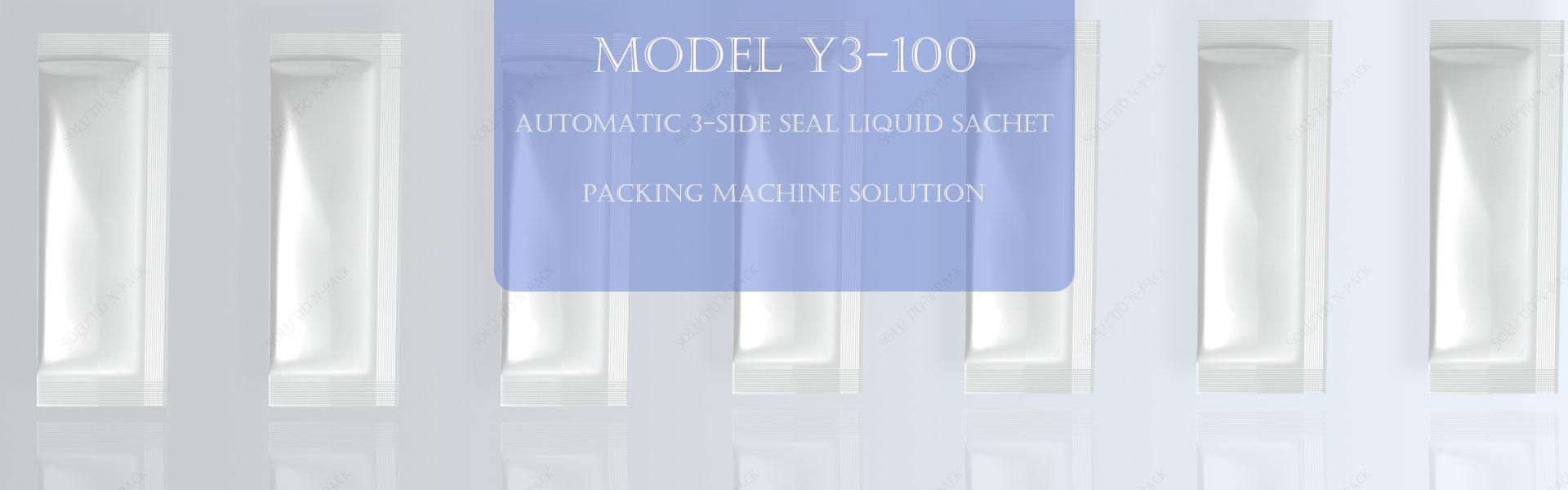 Solution-Pack | 3-Side Seal Liquid Sachet Packing Machine | Liquid Filling Sealing Machine | Sachet Packing Machine | Ketchup Sachet Machine | Honey Sachet Machine