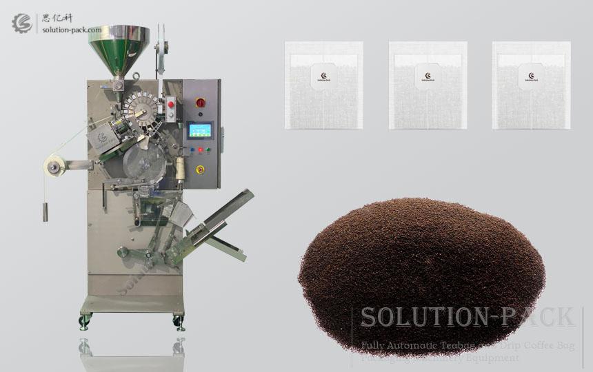 New Model Filter Paper Teabag Packaging Machine | Solution-Pack | Single Chamber Filter Paper Teabag with Thread and Tag