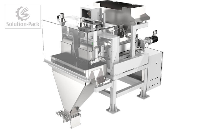 Solution-Pack / VSP520L Vertical Form Fill Seal Machine / Double Heads Weighing Filling Machine