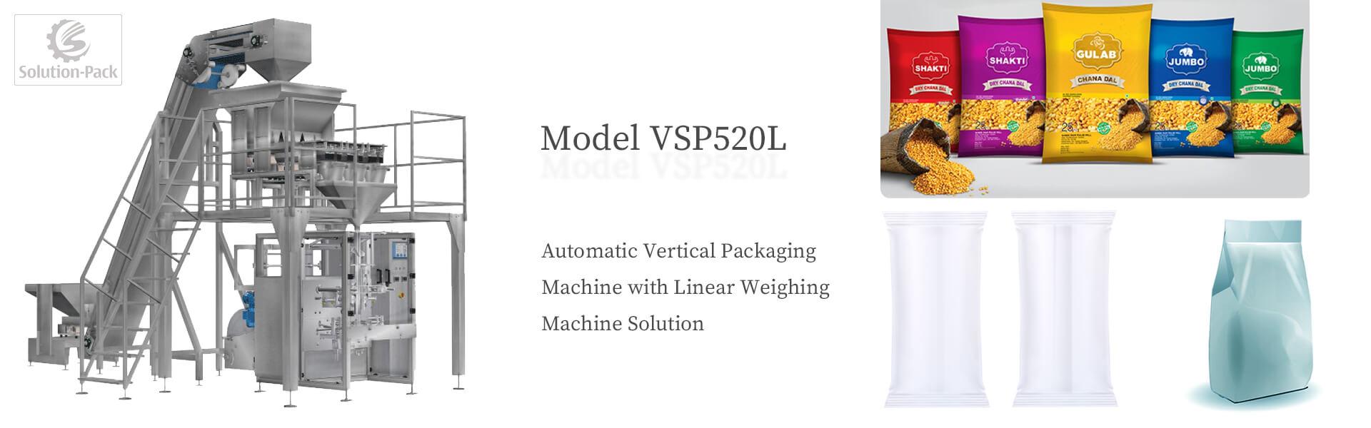 Solution-Pack | VSP520L Vertical Form Fill Seal Machine / Head Banner