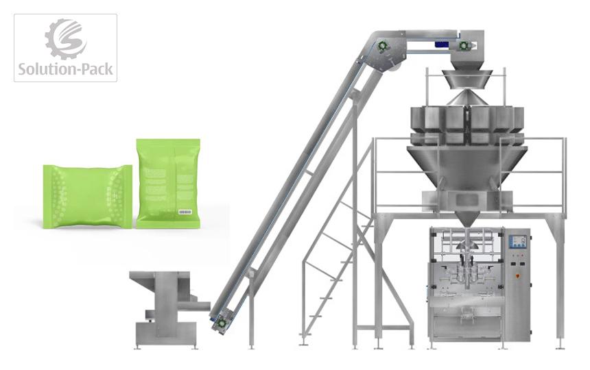 Solution-Pack | Vertical Packing Machine | Automatic Vertical Form Fill Seal Machine Main Machine View