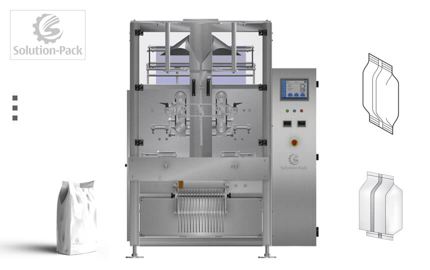 Solution-Pack | Model VSP630M Automatic Vertical Form Fill Seal Machine | Main Machine View