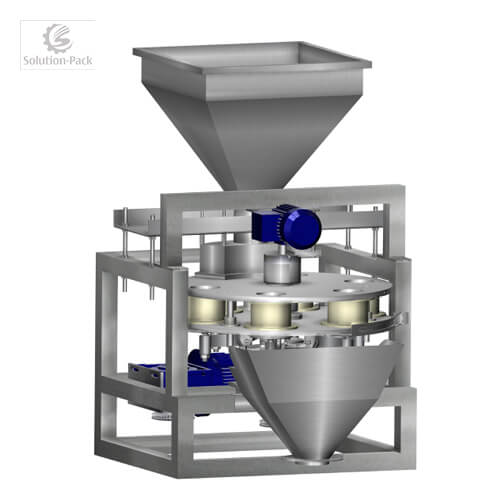 Solution-Pack | Vertical Packaging System | Integrated Packing Production Line | Cup Dosing System