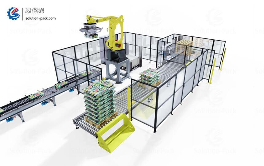 HTB Z50B Automatic Weighing Bagging Palletizing Machine Solution Production Line Detailed View 2