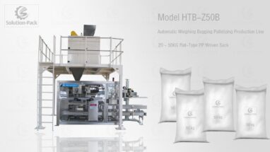 HTB-Z50B Automatic Weighing Bagging Palletizing Machine Solution