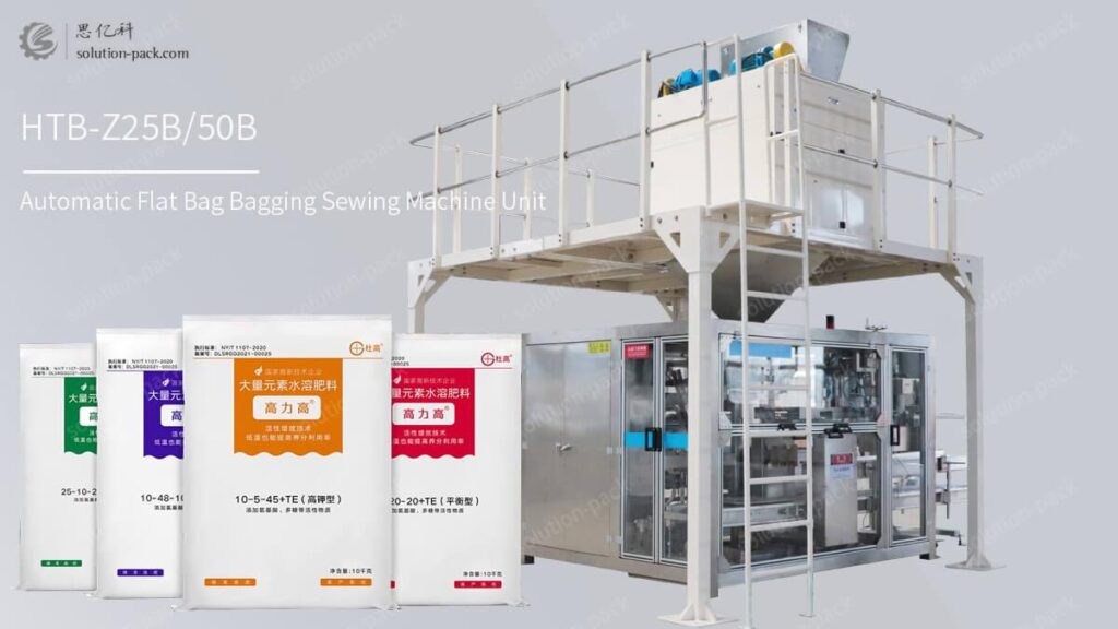 Automatic 2550kg Urea Granule Bagging Machine Solution Automatic Bagging Stitching System