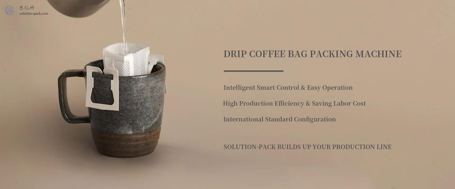 Solution-Pack | Drip Coffee Packing Machine | Drip Coffee Bag Packaging Machine