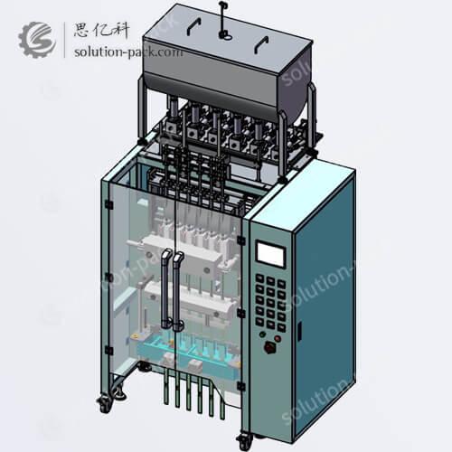 Solution-Pack | ML-YB Automatic Multi-Lane Liquid Center-Seal Sachet packing machine Solution overall design reference | high-speed liquid sachet packing machine | liquid sachet packaging machine