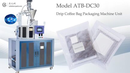 Solution-Pack | Model ATB-DC30 Drip Coffee Bag Packing Machine Solution | Drip Coffee Packaging Machine