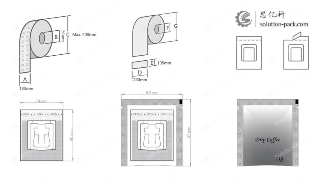 Solution-Pack | Drip Coffee Machinery | Drip Coffee Bag Packing Machine | Coffee Packaging Machine