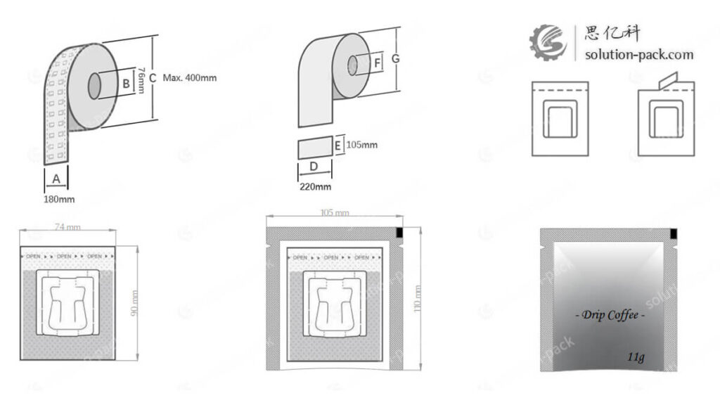 Solution-Pack | Drip Coffee Machinery | Drip Coffee Bag Packing Machine | Coffee Packaging Machine