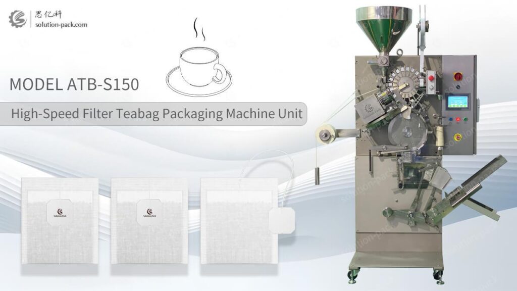 Solution-Pack | Advanced Filter Tea Bag Packing Machine | High-Speed Teabag Packaging Machine | Teabag Machine