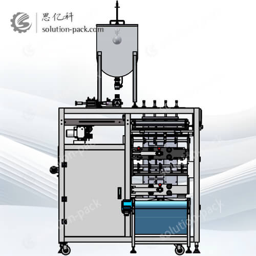 Solution-Pack | Multi-Lane 4-Side Seal Sachet Packing Machine | Liquid 4-Side Seal Sachet Packaging Machine | Ketchup Sachet Packaging Machine | Liquid Filling and Sealing Machine