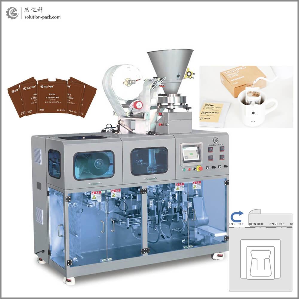 Drip Coffee Bag Packaging Machine | Drip Coffee Bag Packing Machine | Solution-Pack