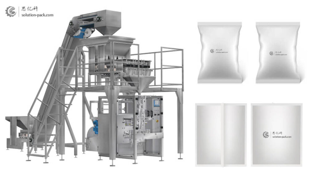 Automatic Pillow-Type Bag Vertical Packaging Machine Equipment | Solution-Pack | VFFS Packaging Machine