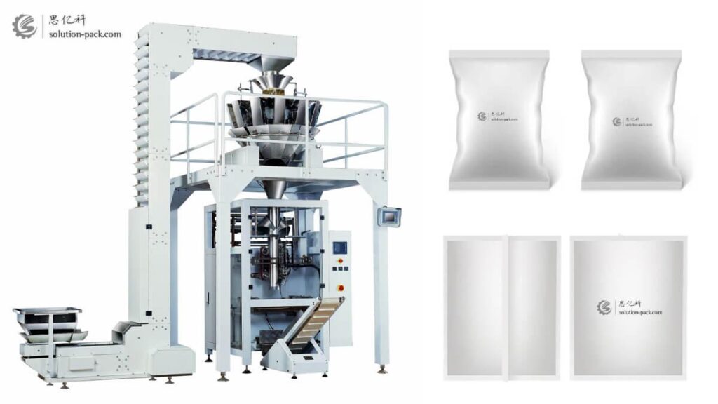 Automatic Pillow-Type Bag Vertical Packaging Machine Equipment | Solution-Pack | VFFS Packaging Machine