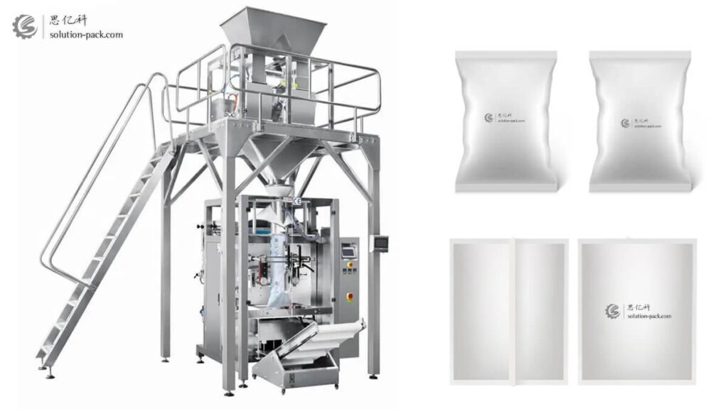 Automatic Pillow-Type Bag Vertical Packaging Machine Equipment | Solution-Pack | VFFS Packaging Machine