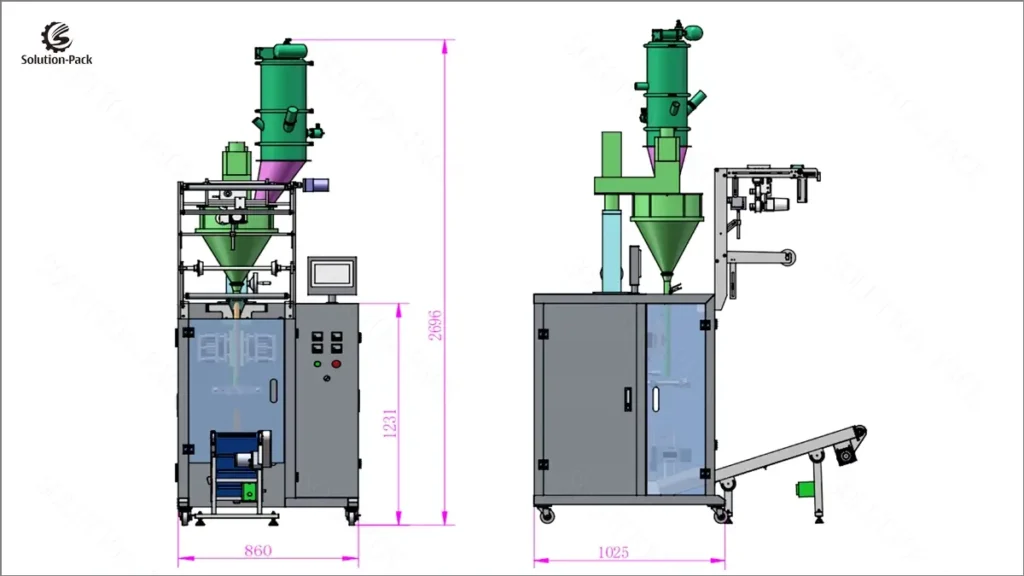 3-in-1 Economical Instant Coffee Stick Packaging Machine Equipment Unique Feature Picture-2 | Solution-Pack