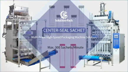 Multi-Tack Center-Seal Sachet High-Speed Packaging Machine Solution Featured Machine Picture | Solution-Pack