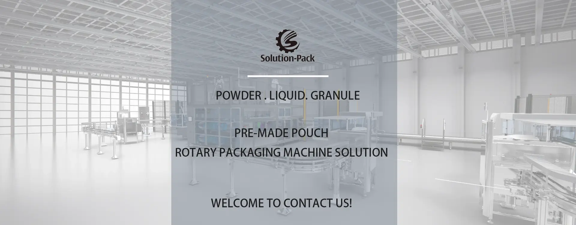Automatic Pre-made Pouch Rotary Packaging Machine Solutions | Zipper Pouch Packing Machine Equipment Bottom Banner Picture