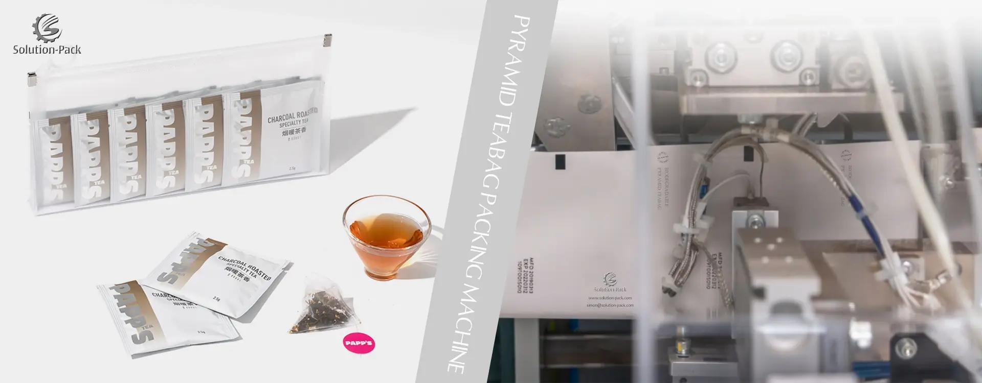 Pyramid Teabag Packaging Machine | Solution-Pack