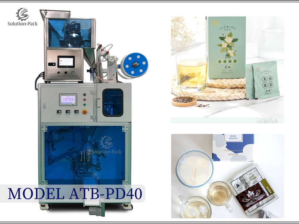ATB-PD40 Pyramid Teabag Packaging Machine | Solution-Pack