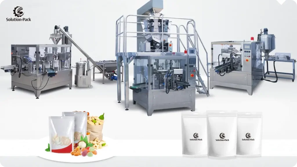 Automatic Pre-Made Pouch Rotary Packaging Machine Solution Featured Picture