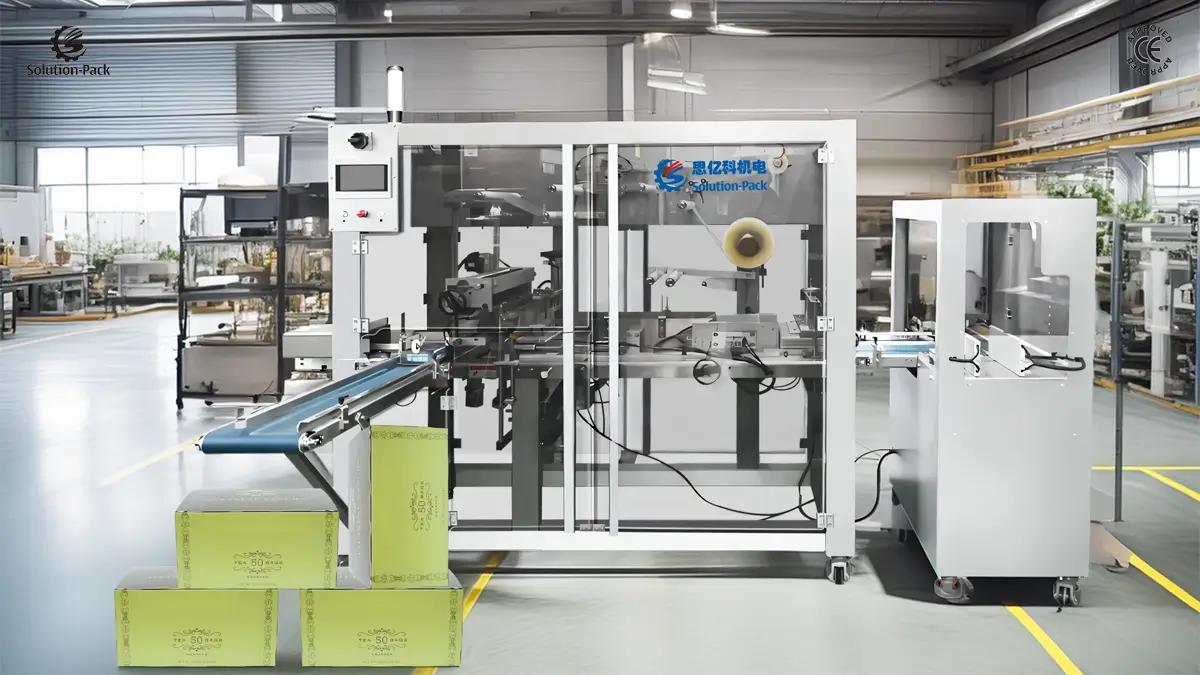 Teabox Cellophane Wrapping Machine | Model CP480 | Box Wrapping Machine | Featured Machine Picture