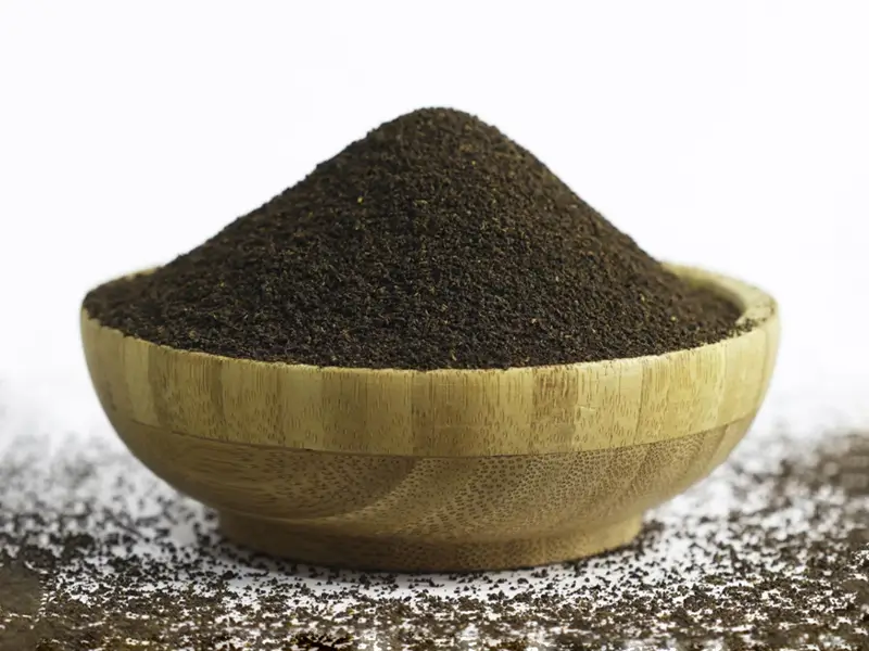 Tea Leaf Universal Grinding Machine | Processed Material Showing-Black Tea | Solution-Pack