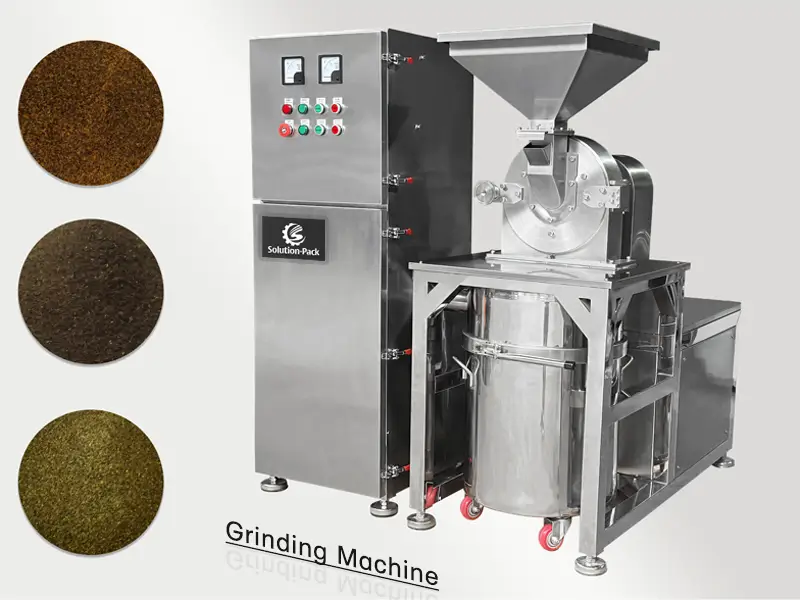 Tea Leaf Universal Grinding Machine | Dust Collection System | Solution-Pack