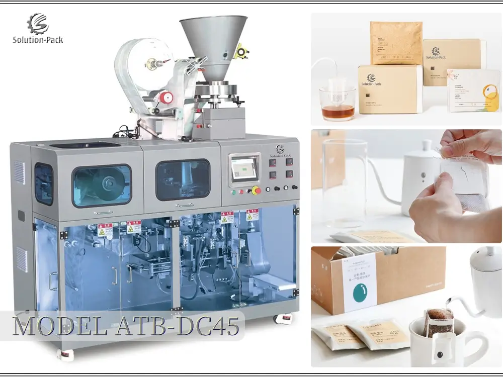 ATB-DC45 Drip Coffee Bag Packaging Machine | Solution-Pack