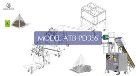 Model ATB-PD35S Pyramid Teabag Packaging Machine | Solution-Pack