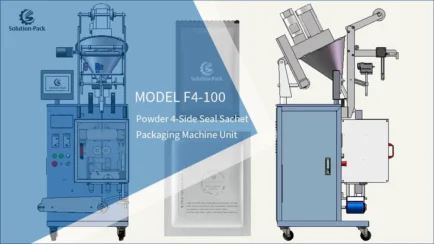 Model F4-100 Automatic 4-Side Seal Powder Sachet Packaging Machine Unit Featured Picture | Solution-Pack