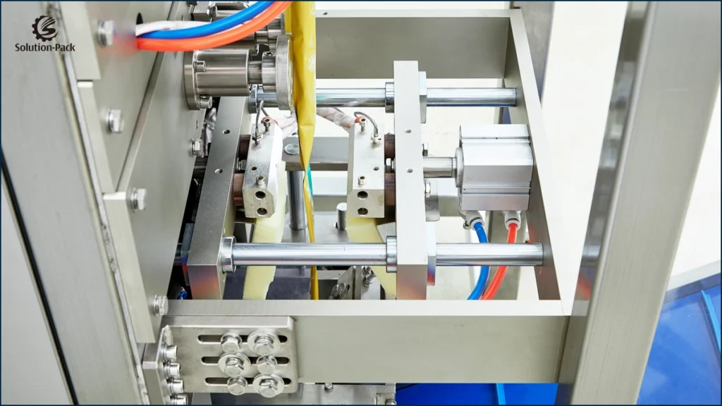 Model FB-100 Automatic Powder Sachet Packaging Machine Unit Machine Detail View Picture-3 | Solution-Pack