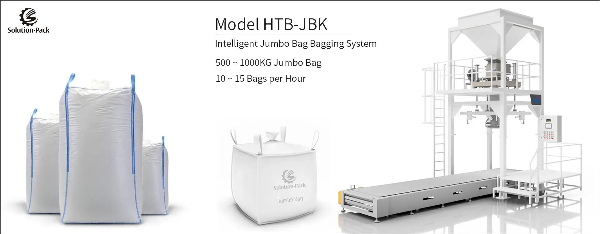 Model HTB-JBK Intelligent Jumbo Bag Packaging Machine Solution Heading Banner Picture