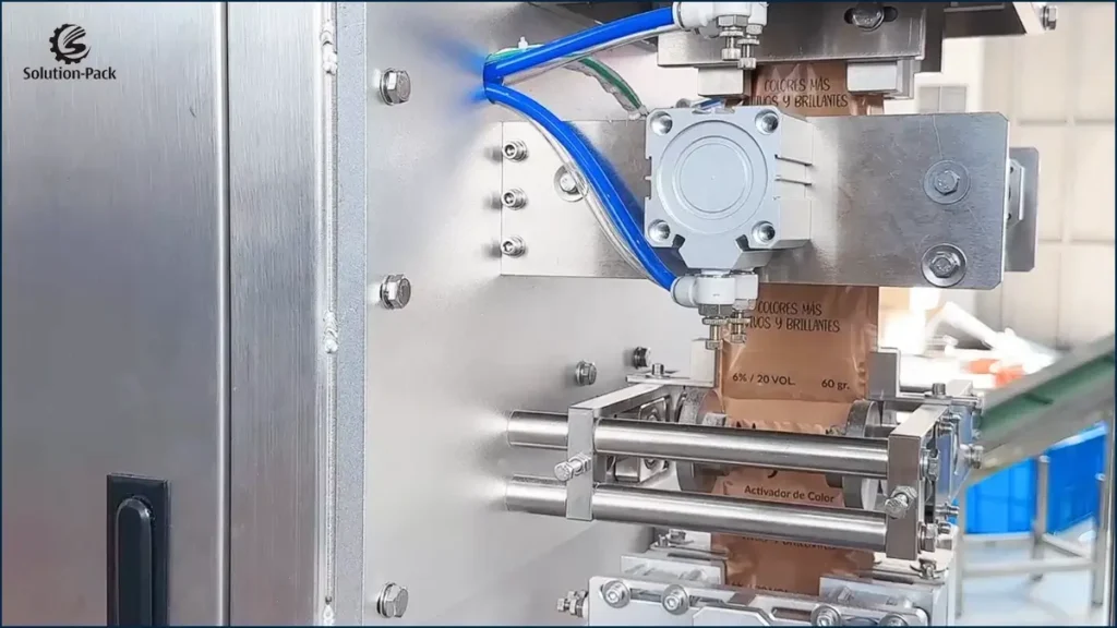 Model K4-100 Automatic 4-Side Seal Granule Sachet Packaging Machine Unit Machine Detail View - 3 | Solution-Pack