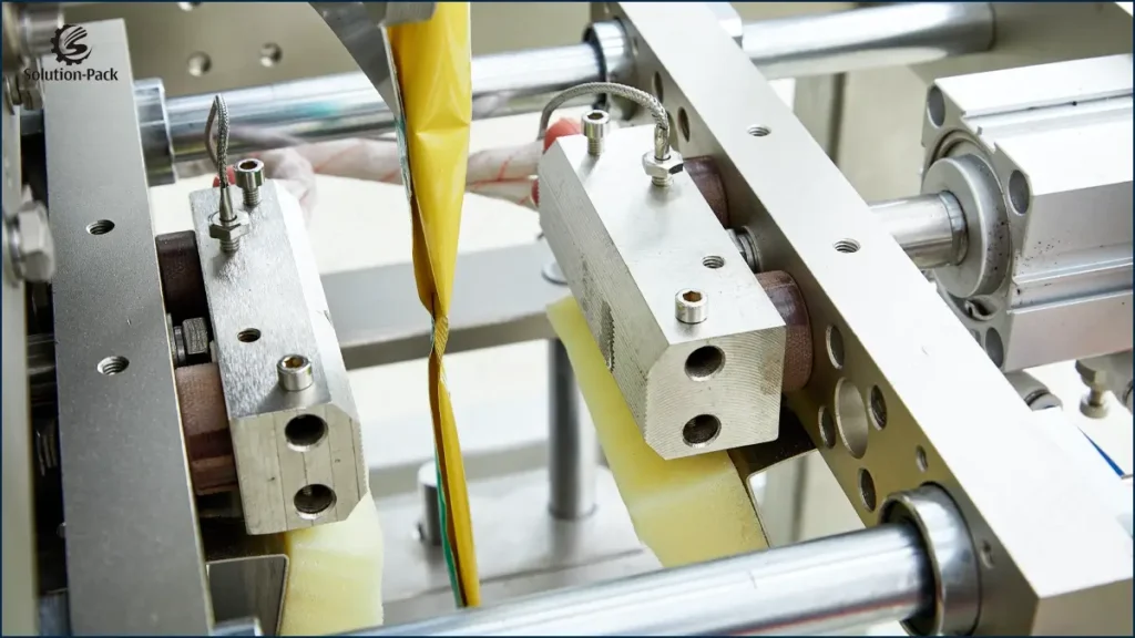 Model KB-100 Automatic Center-Seal Granule Sachet Packaging Machine Unit Machine Detail View Picture-3 | Solution-Pack