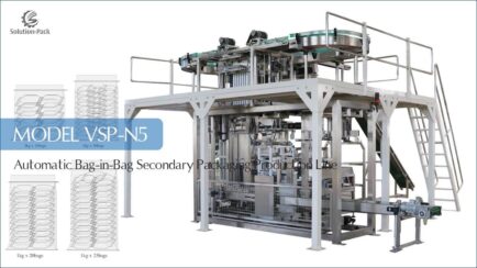 Model VSP-N5 Automatic Bag-in-Bag Seondary Packaging Production Line | Solution-Pack (Featured Picture)